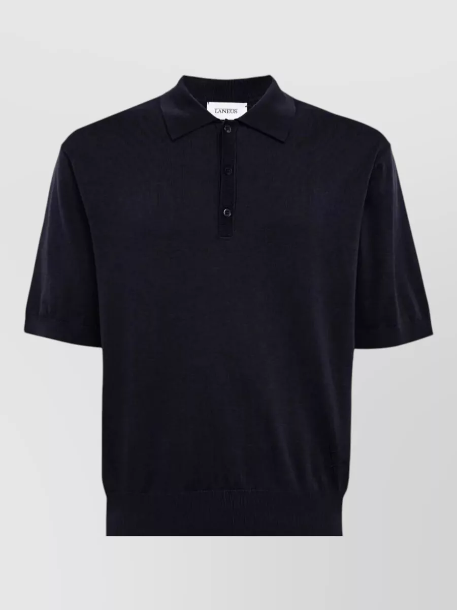 Laneus Knitted Polo Shirt