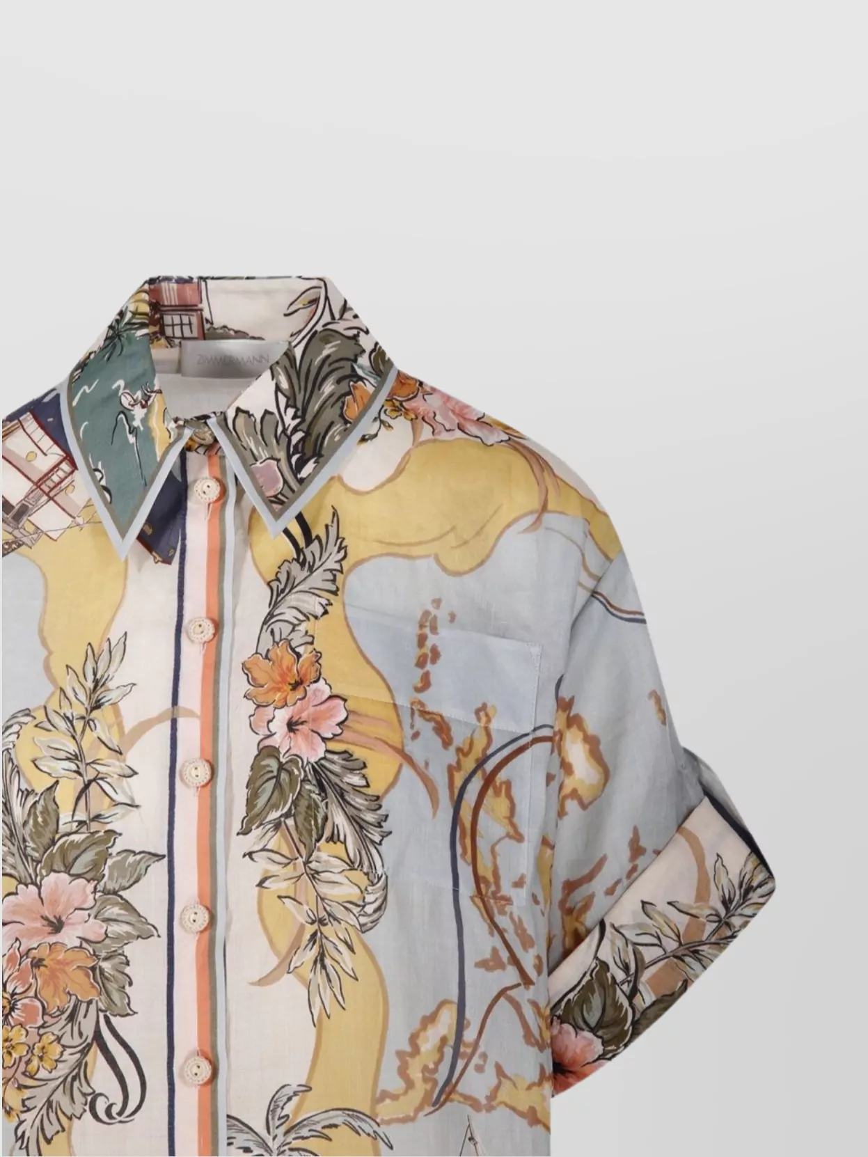 Shop Zimmermann Relaxed Shirt Graphic Print