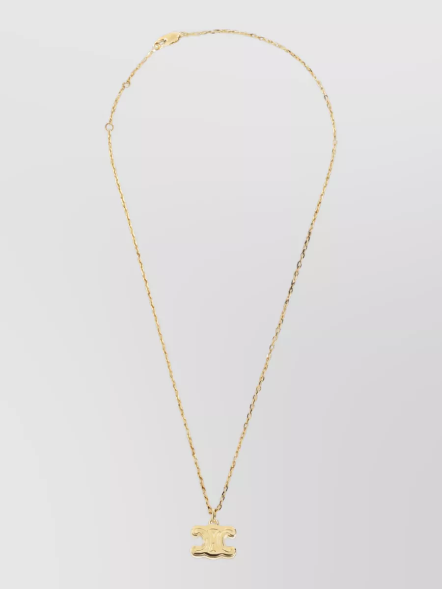 Celine Chunky Necklace In Gold
