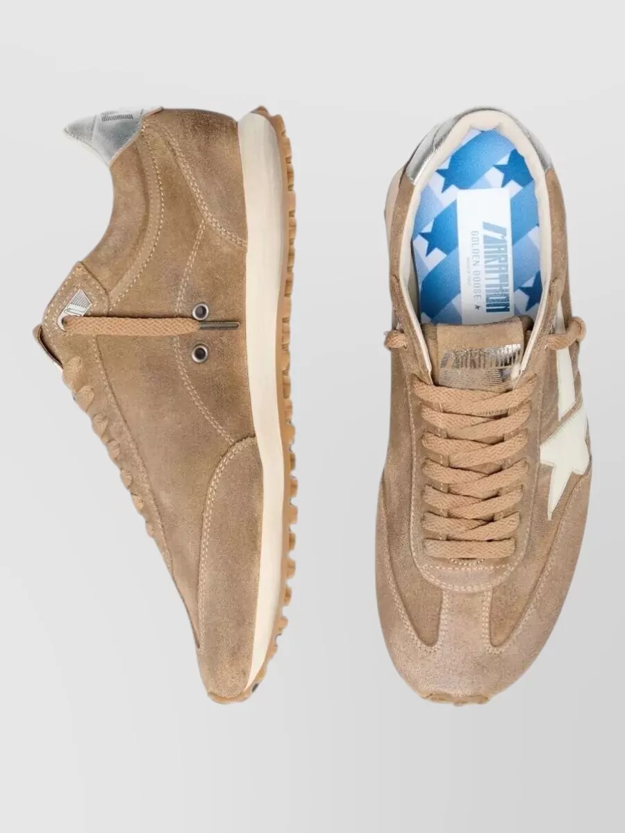 Golden Goose Leather Low-Top Sneakers