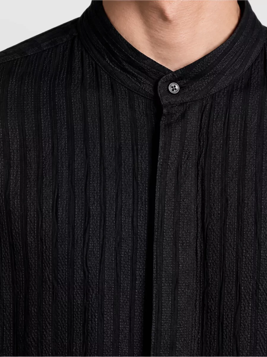 Giorgio Armani Striped Long-Sleeve Shirt