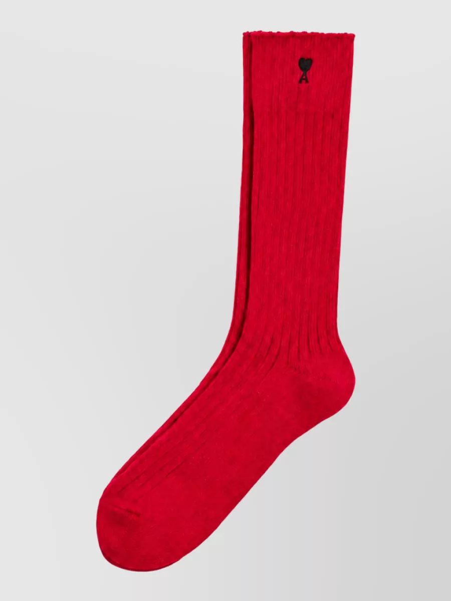 Ami Paris Embroidered socks