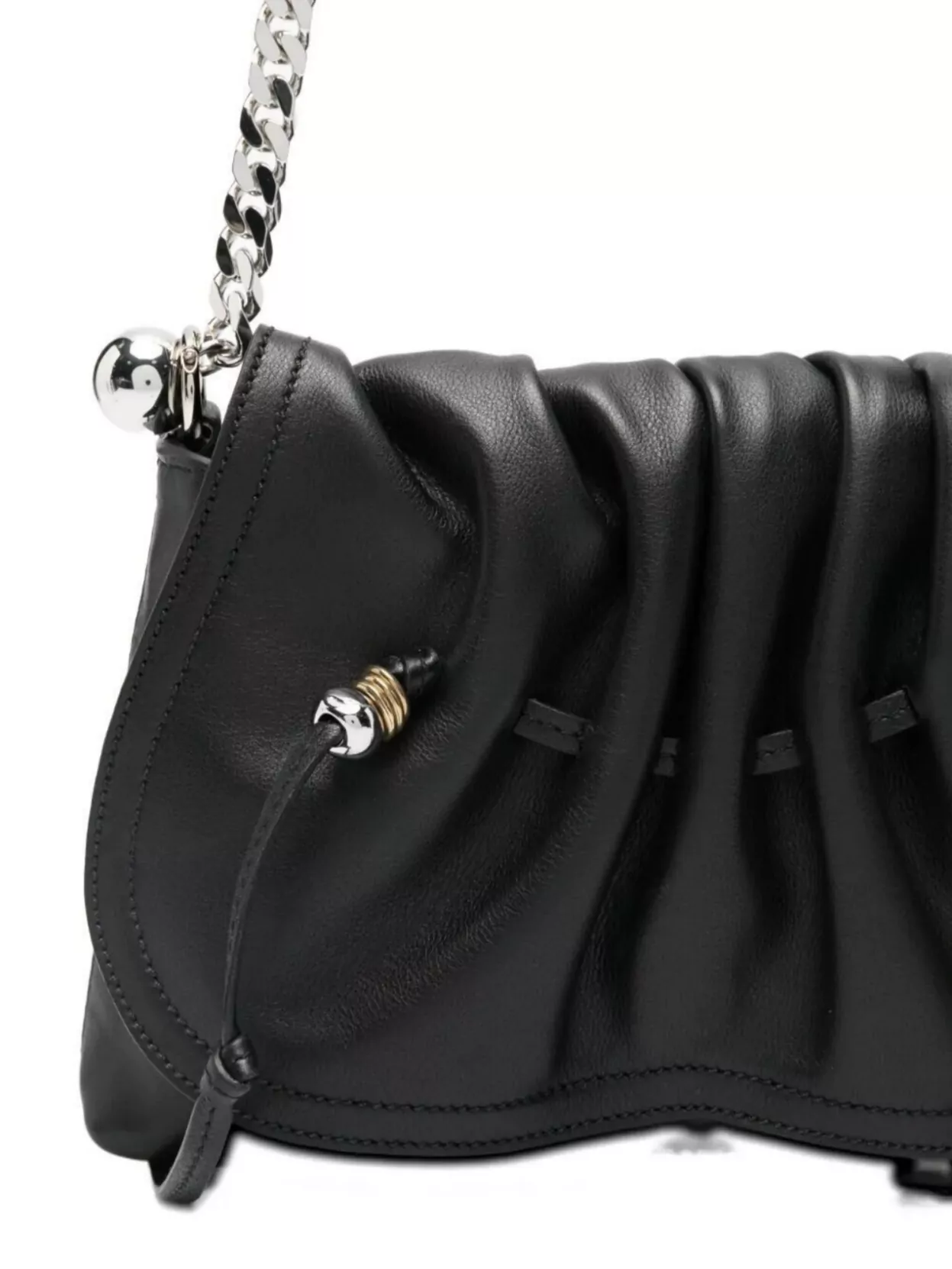 Isabel Marant Leather Shoulder Bag Chain Strap