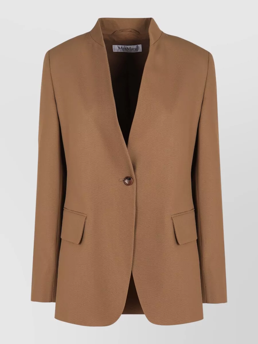 Max Mara Cotton single-breasted jacket