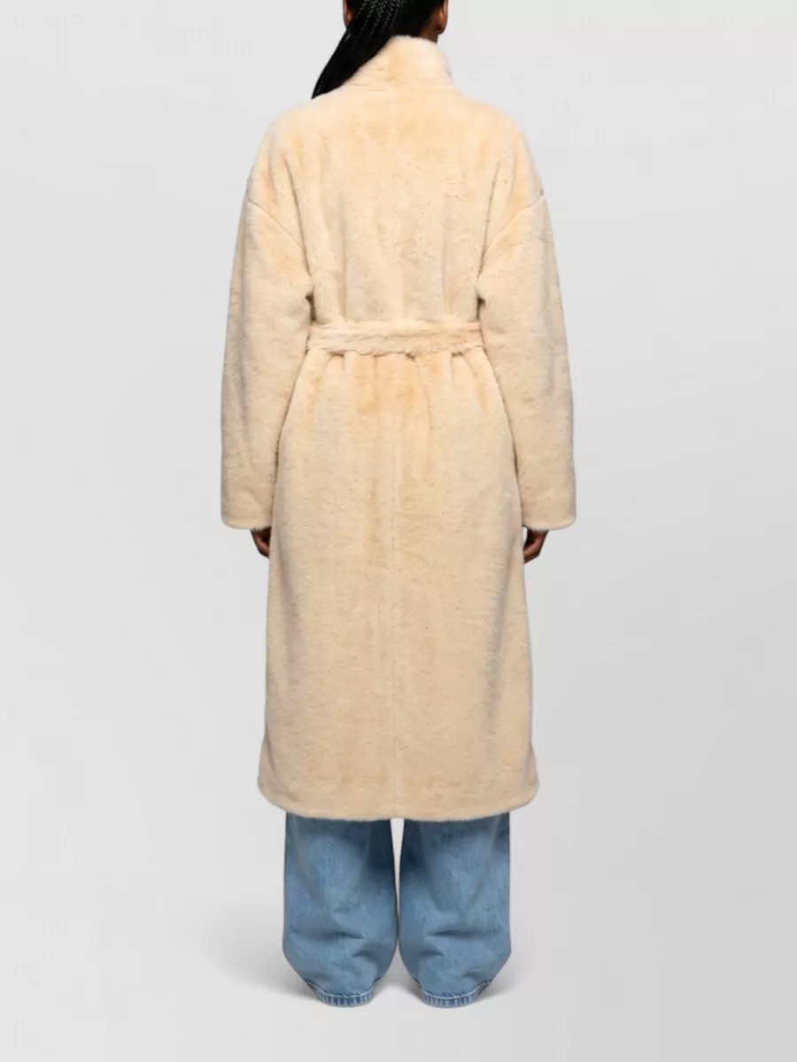 The Frankie Shop Faux Fur Oversized Maxi Coat