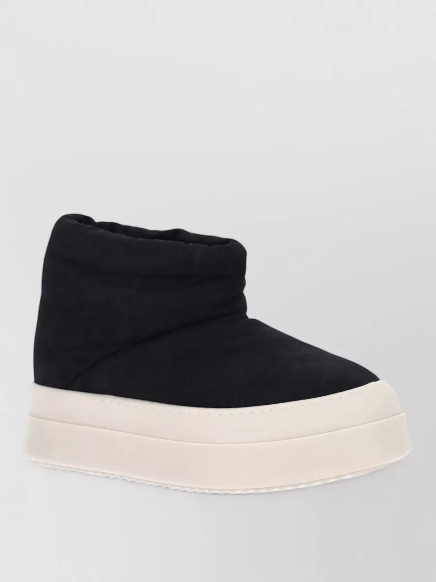 Rick Owens leather slip-on sneakers