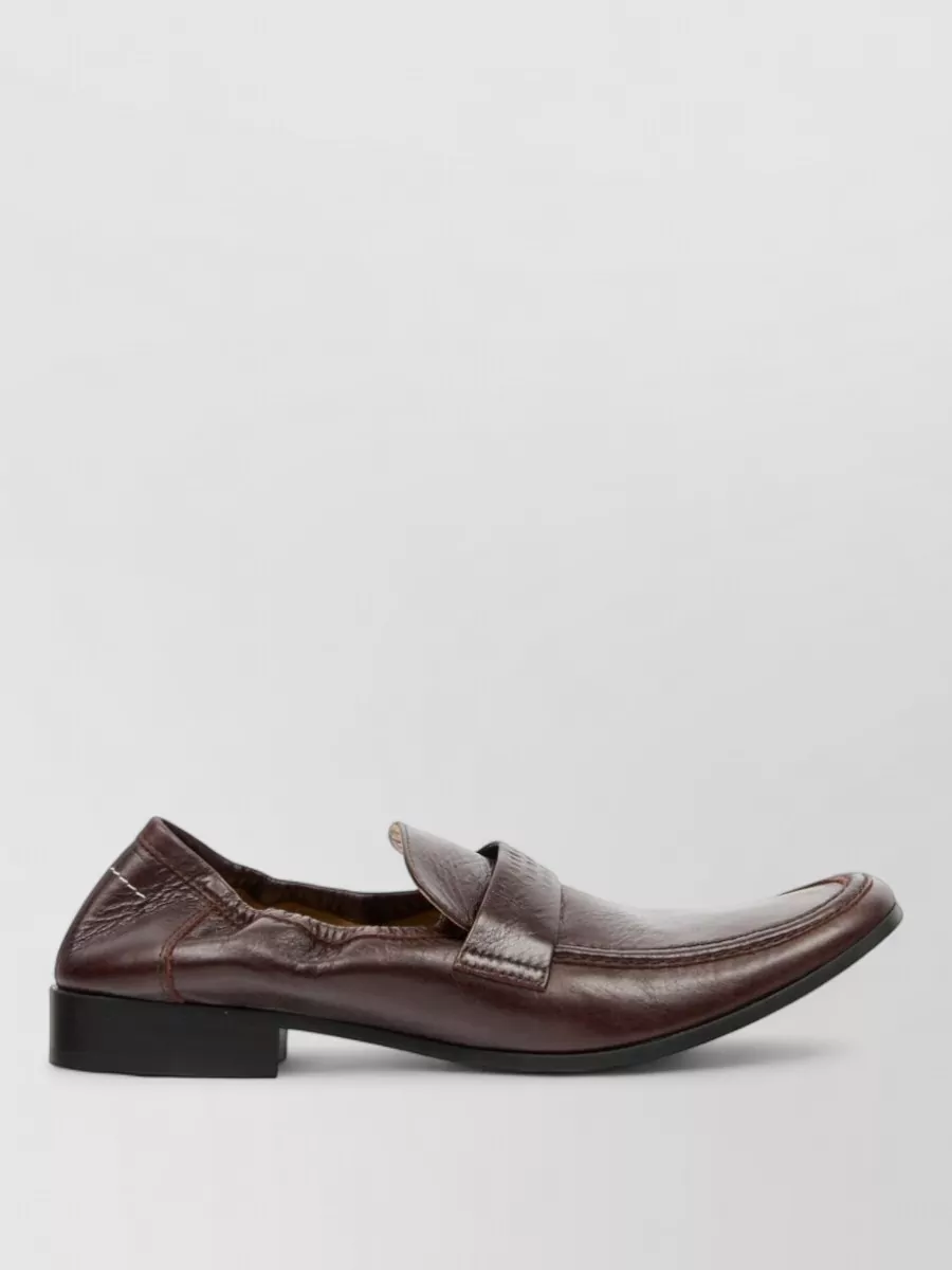 Mm6 Maison Margiela Leather Loafers