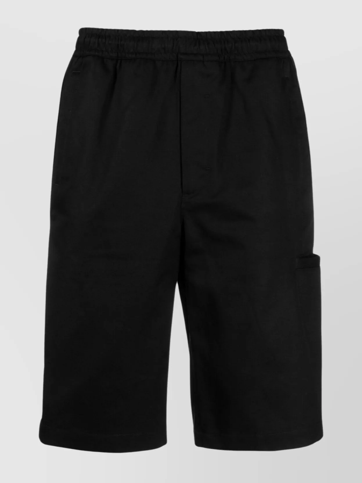 Shop Givenchy Elasticated Waistband Knee-length Shorts In Black