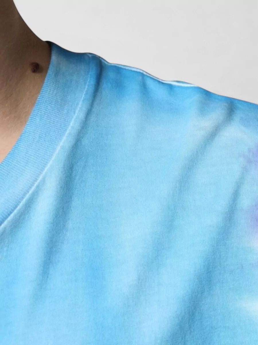Dolce&Gabbana Cotton Tie-Dye Sleeveless T-Shirt