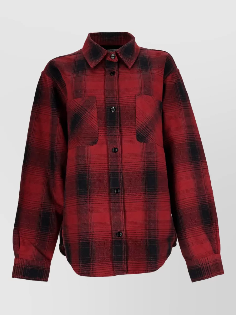 Our Legacy checked cotton fitted jacket