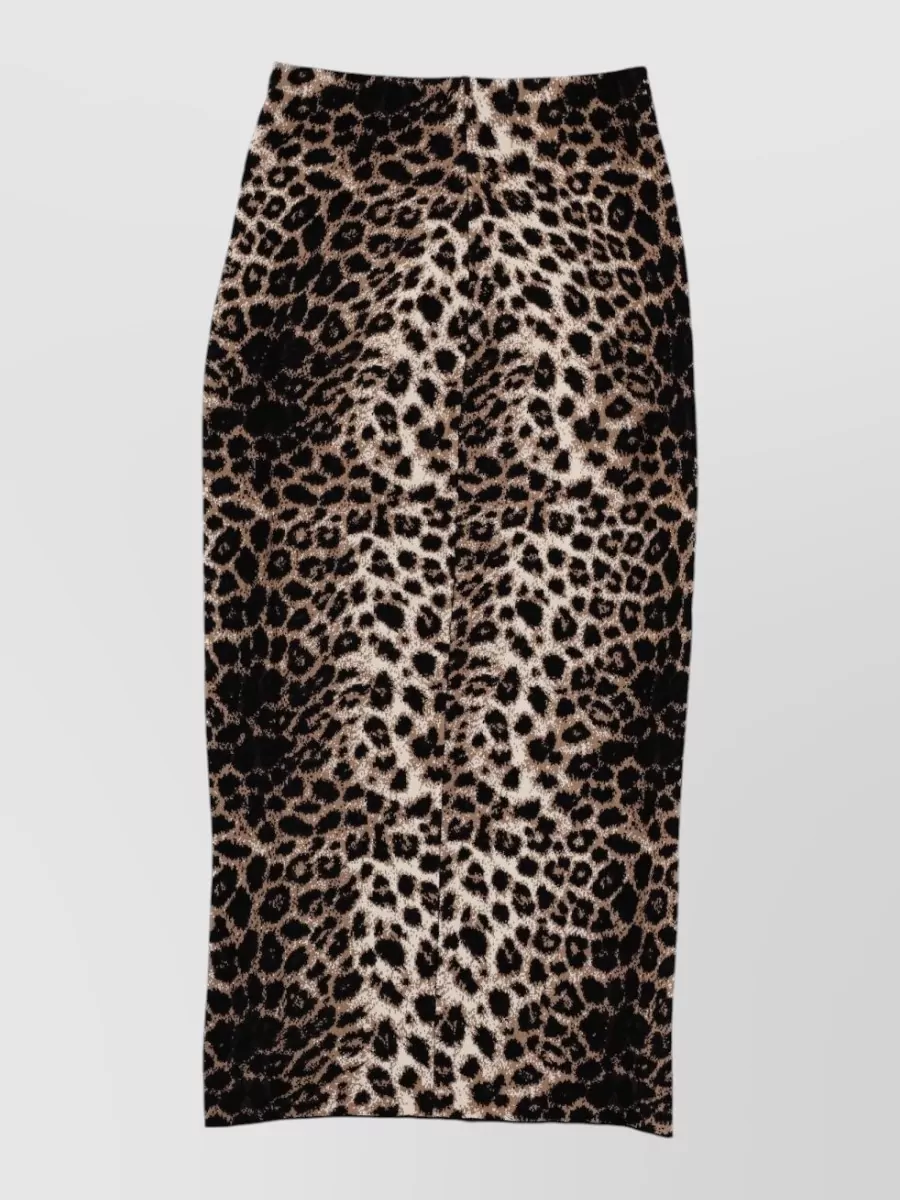Circus Hotel jacquard midi pencil skirt