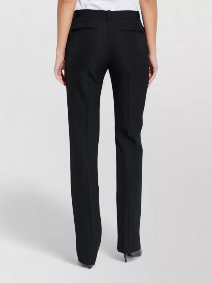 Versace Evening Wool Grain De Poudre Trousers
