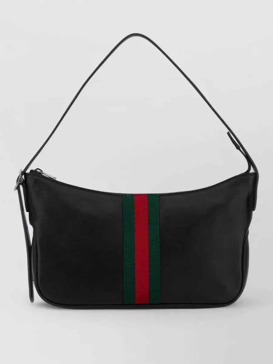 Gucci leather lunetta clutch bag