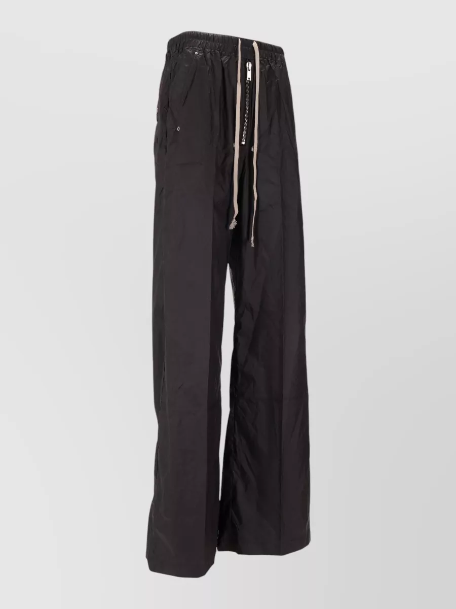 Rick Owens Wide Leg Trousers Back And Side Pockets