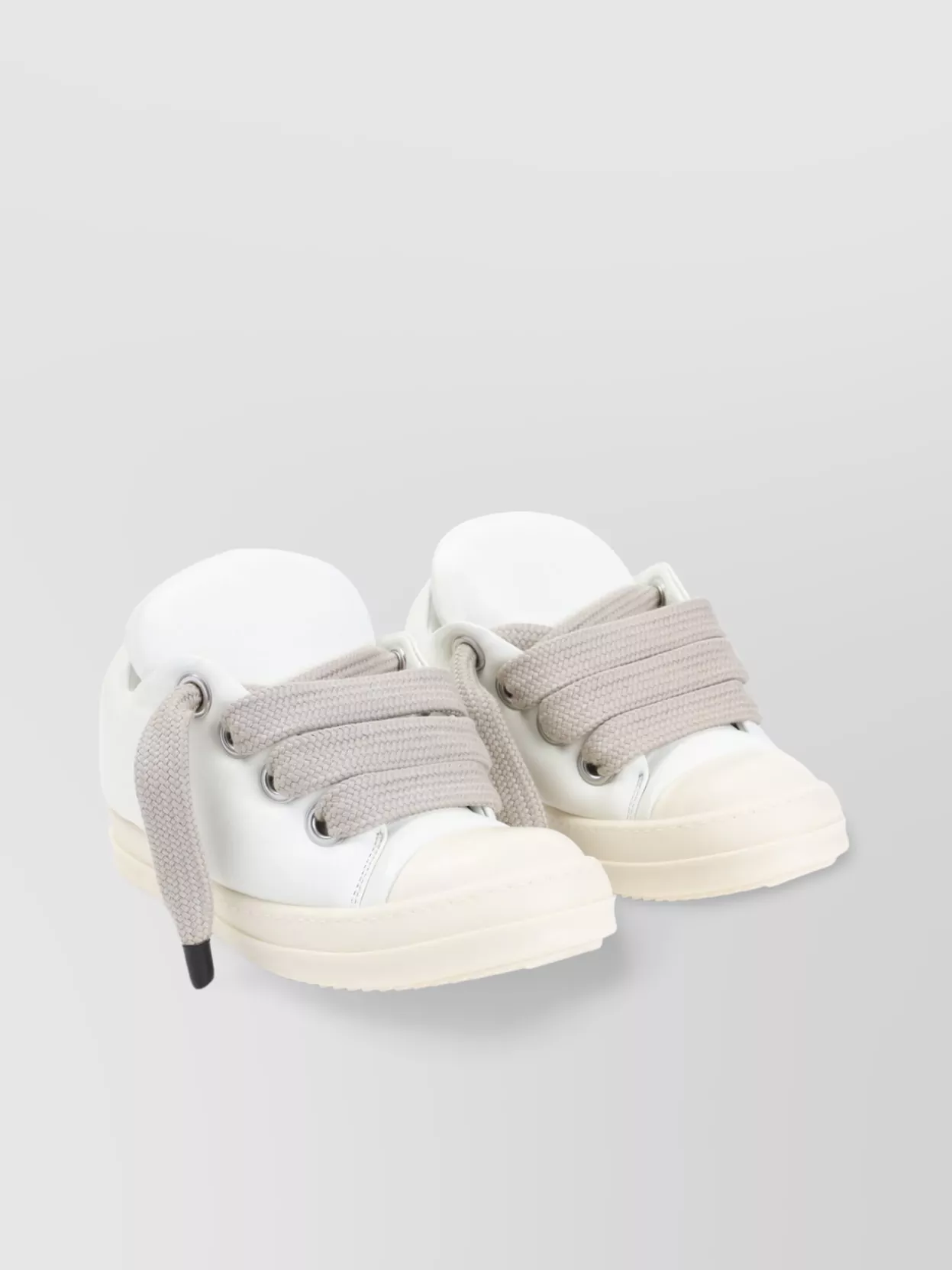 Rick Owens Oversized Tongue Low Top Sneakers