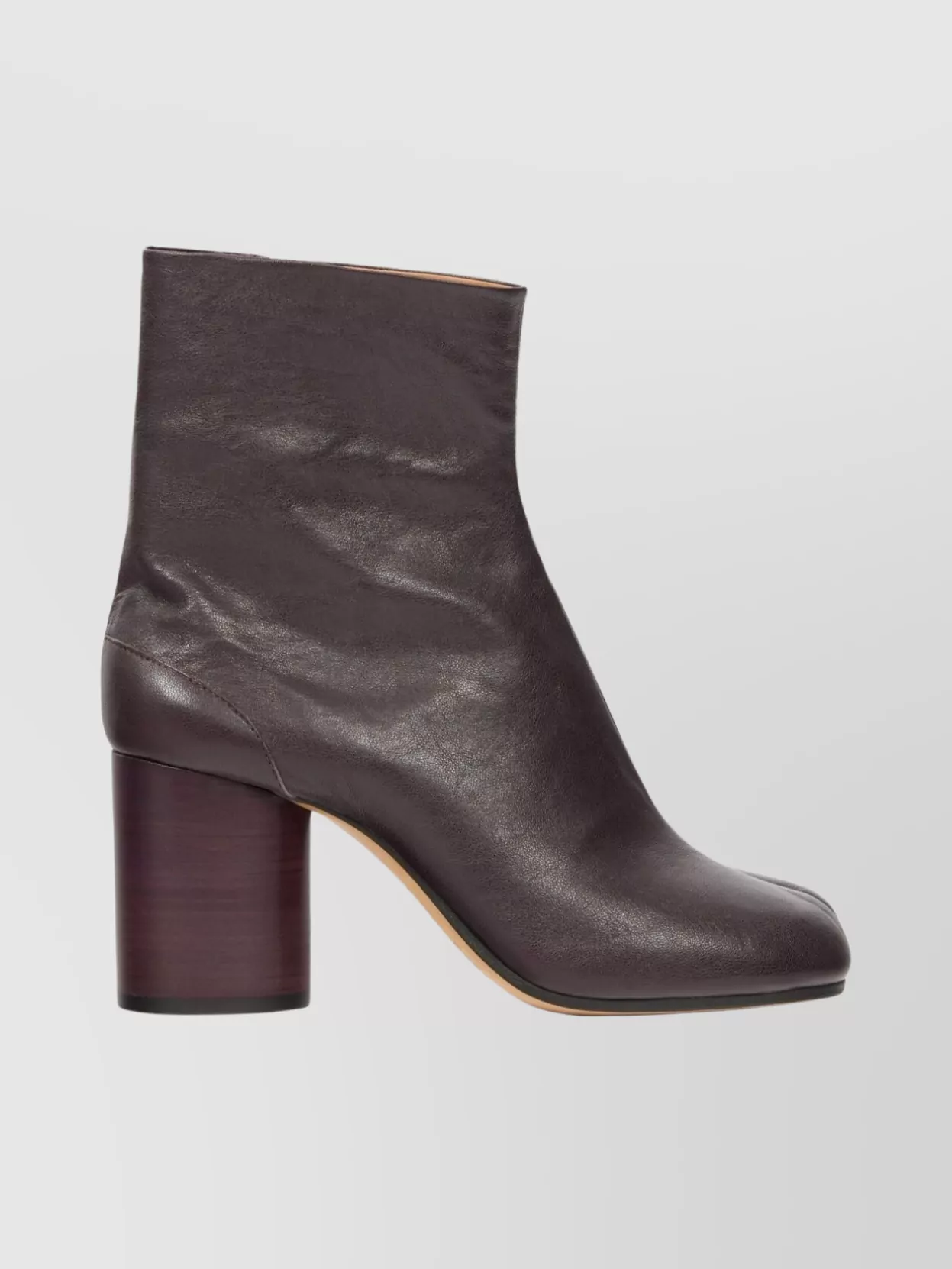 Maison Margiela Tabi Style Leather Ankle Boots