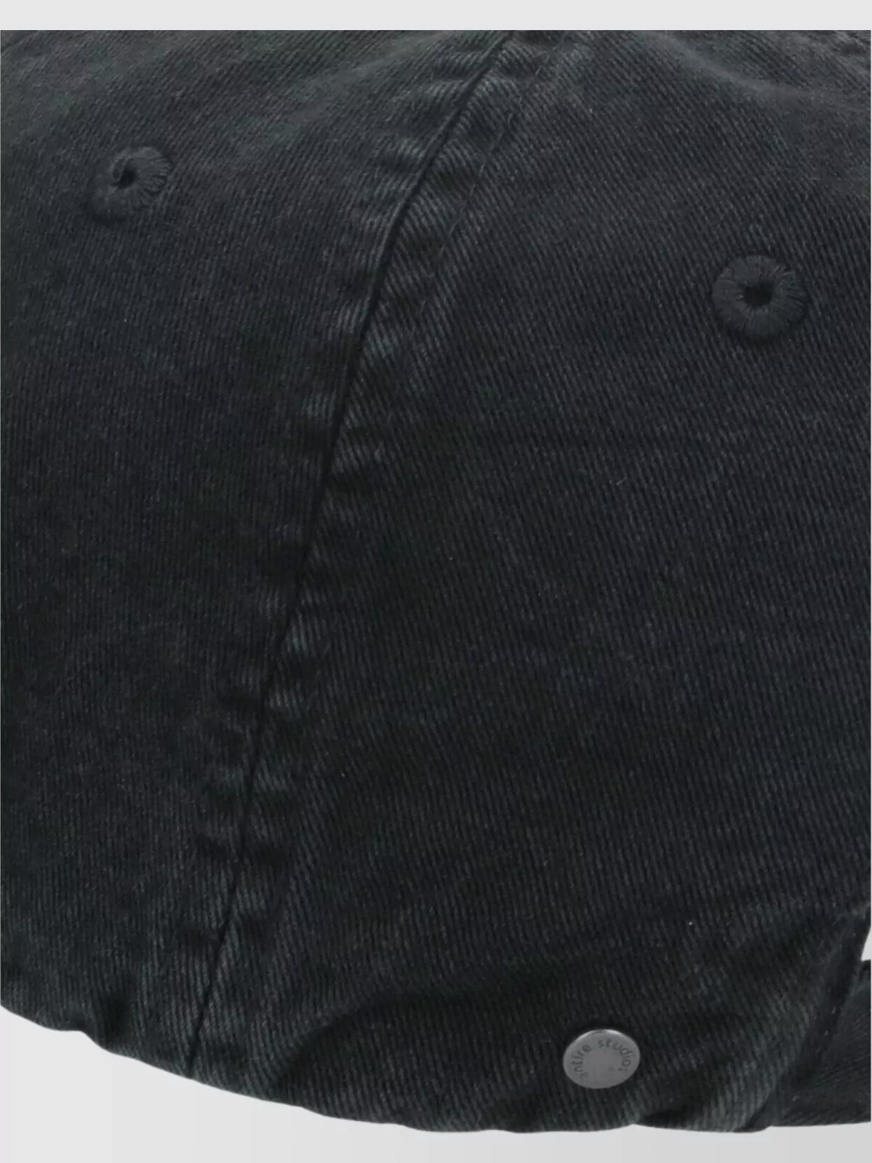 ENTIRE STUDIOS CASUAL CURVED BRIM EMBROIDERED EYELETS HAT