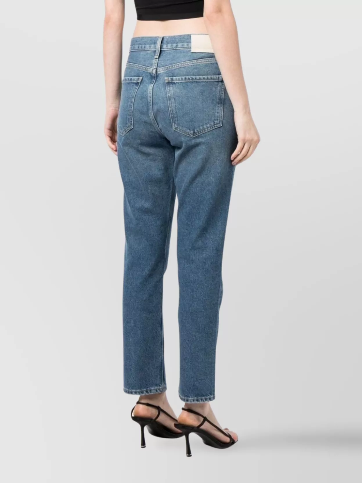Citizens Of Humanity High-waisted Straight-leg Jeans Belt Loops