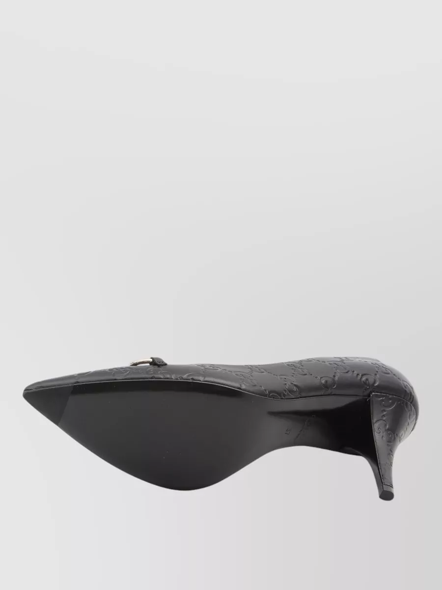 Gucci Pumps Horsebit Detail Cone Heel