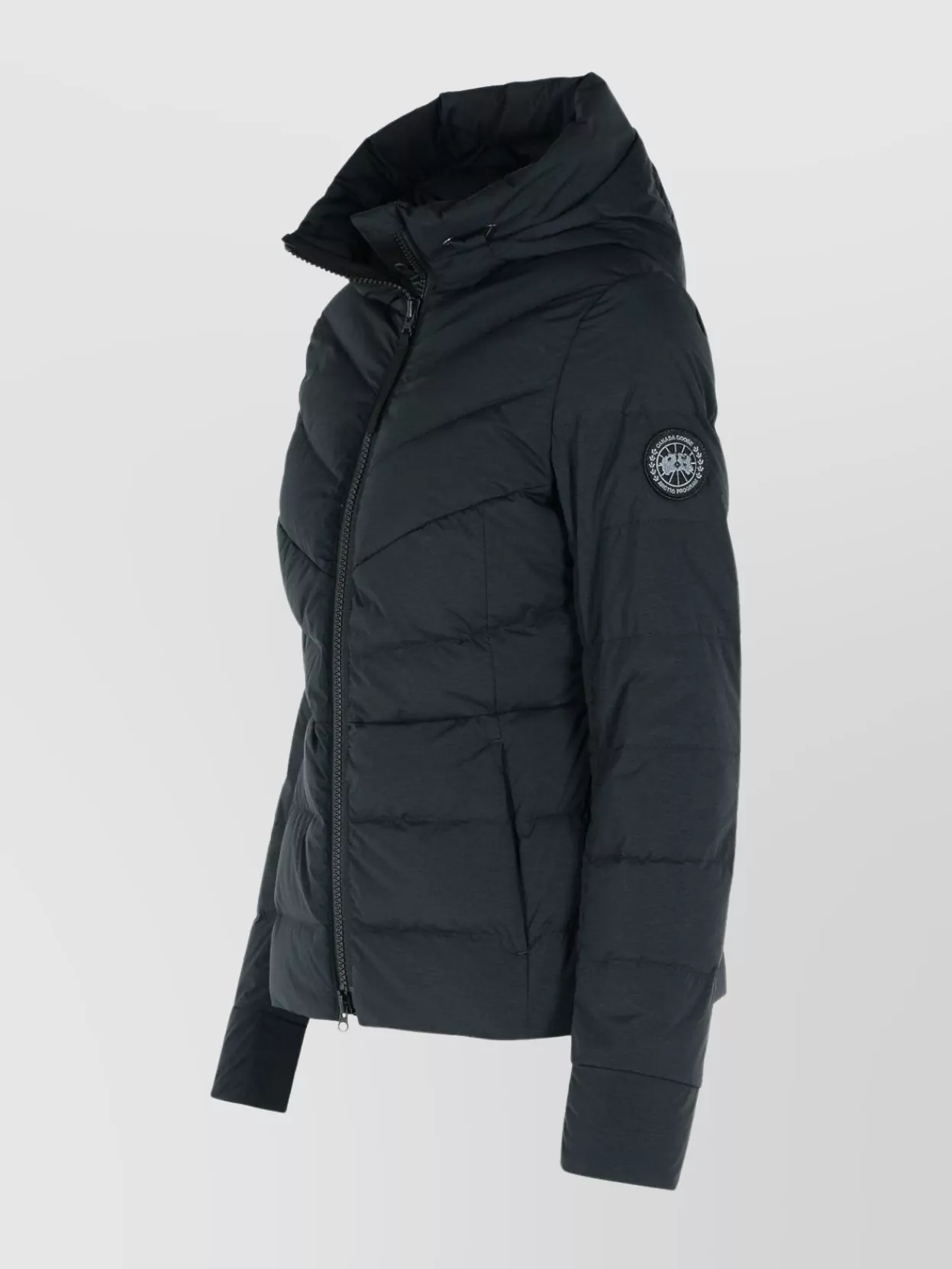 Canada Goose Hooded Quilted Jacket Side Pockets