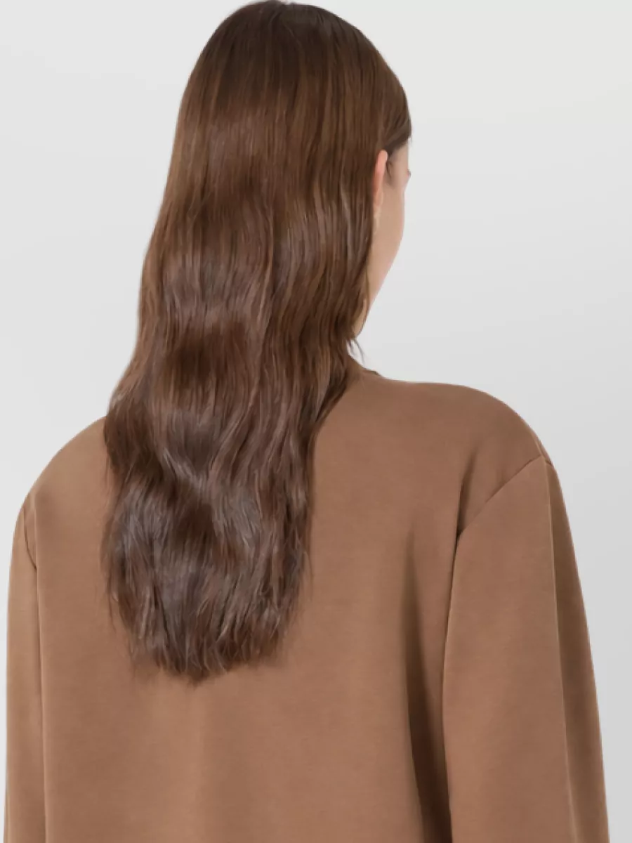S Max Mara High-Neck Zip-Up Sweatshirt