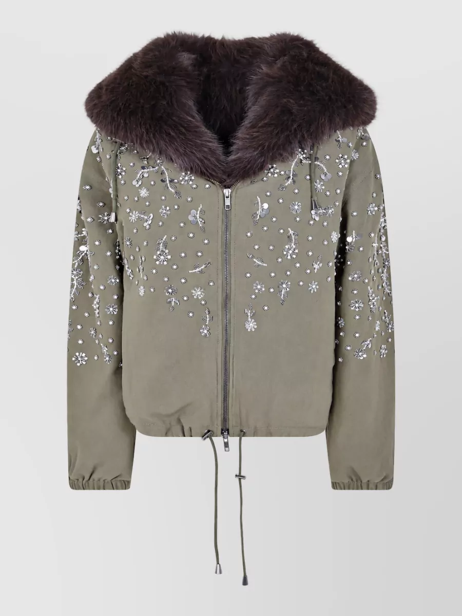 DrHope canvas fur jacket