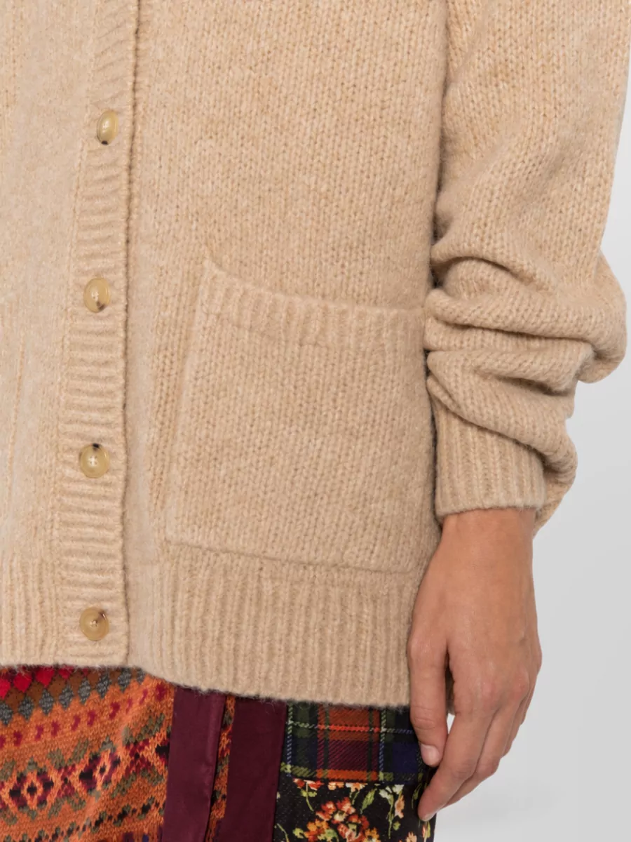 Dries Van Noten Wool Fitted Jacket