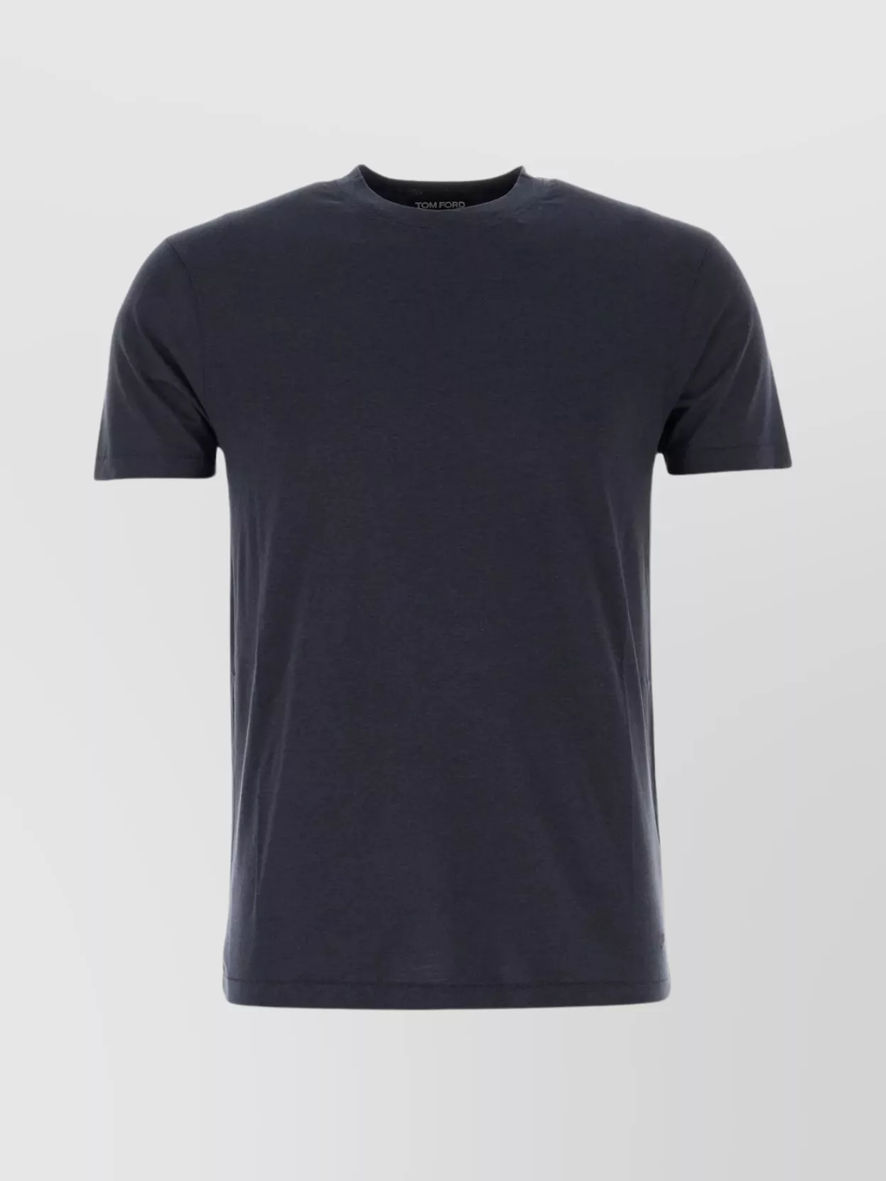 Shop Tom Ford Blend Crew-neck T-shirt With Short Sleeves