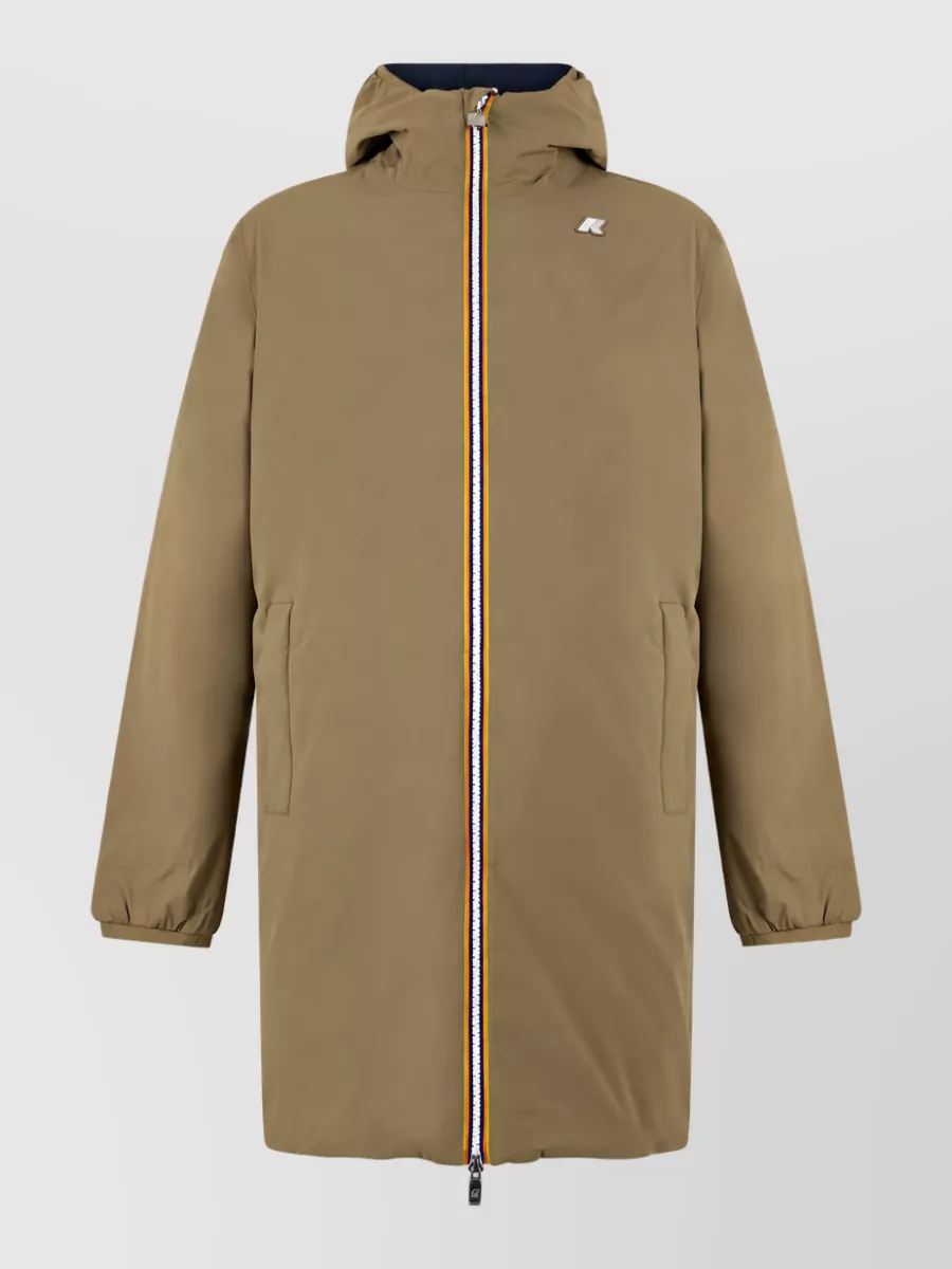 K-way Hooded waterproof lightweight jacket