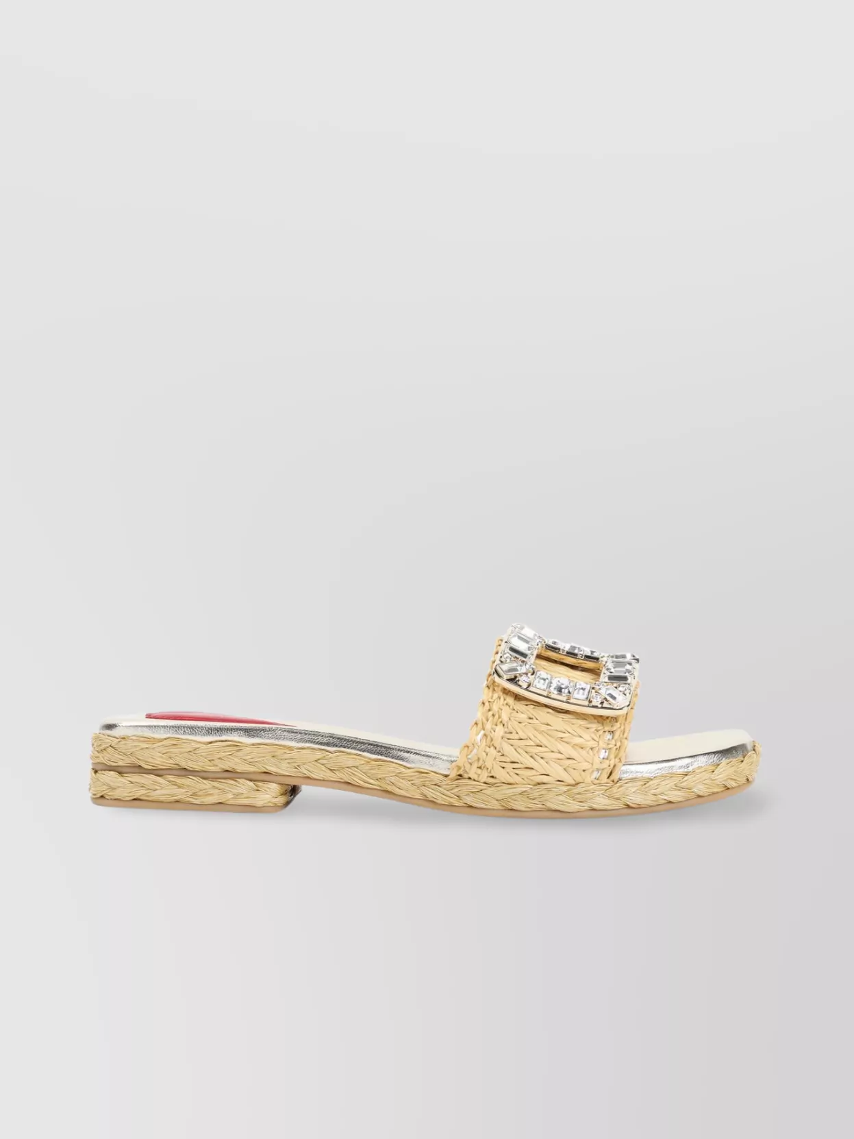 Roger Vivier Buckle Sandals In Neutrals