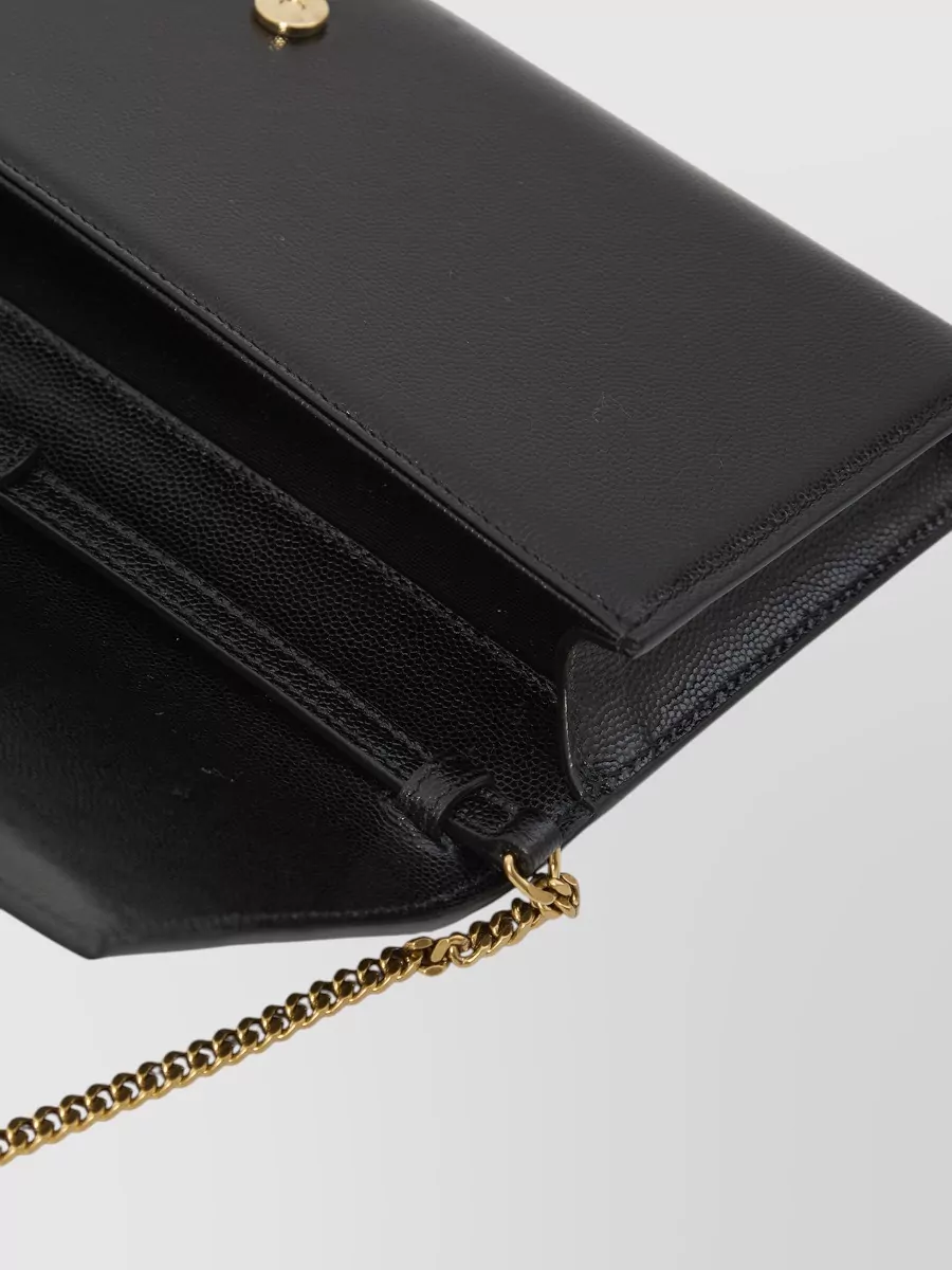 Saint Laurent Kate Baguette Calf Leather Clutch