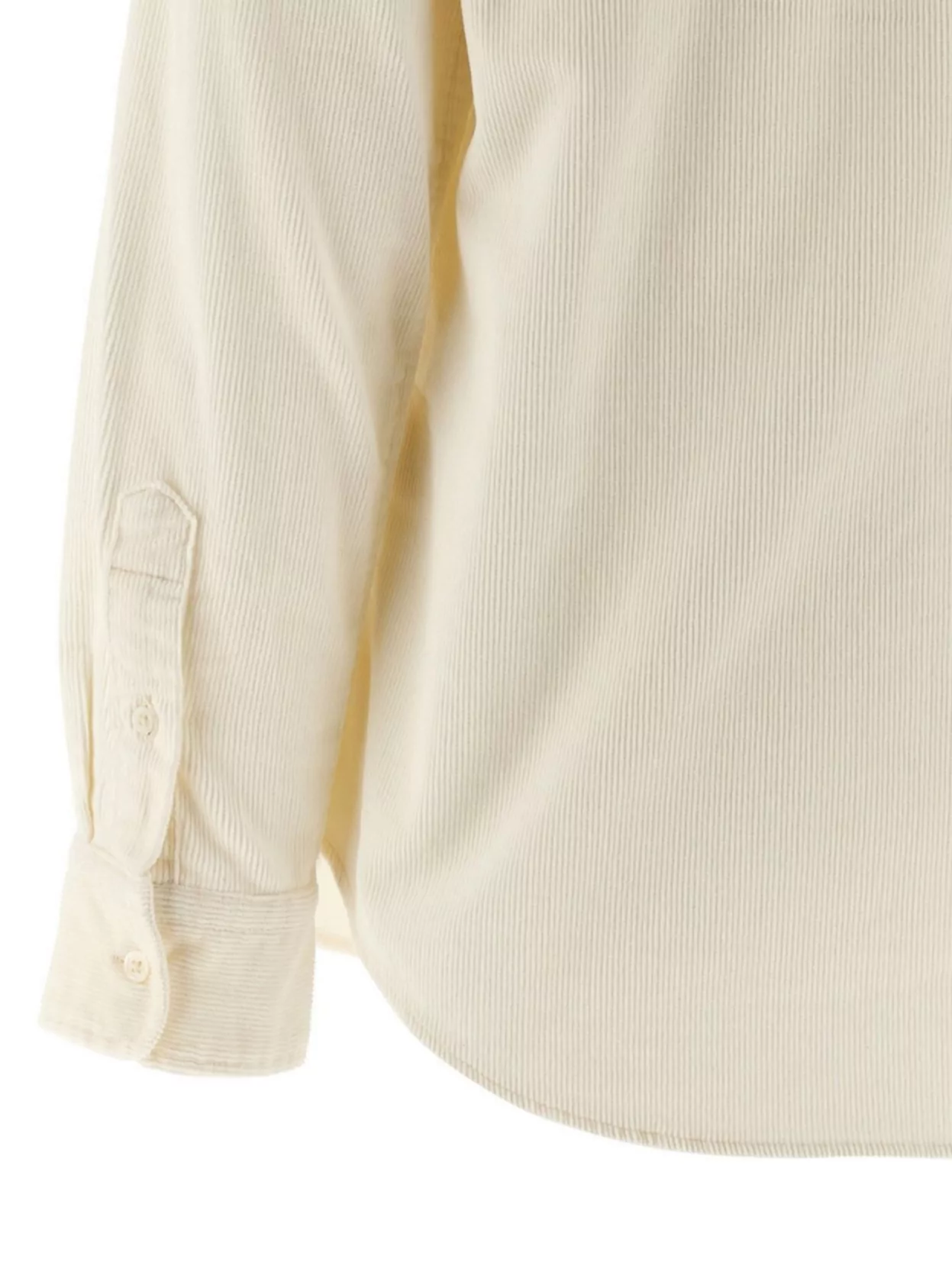 Polo Ralph Lauren Corduroy Shirt Shirt And Blouse Beige In White