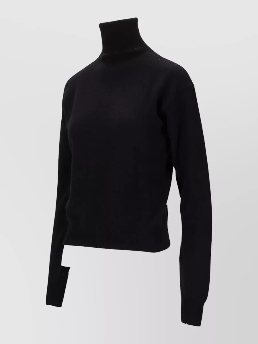 Saint Laurent Cashmere Turtleneck Knitwear Long Sleeves