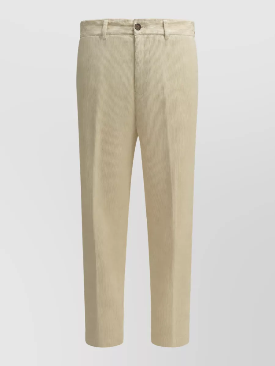 Sebago cotton straight-leg trousers