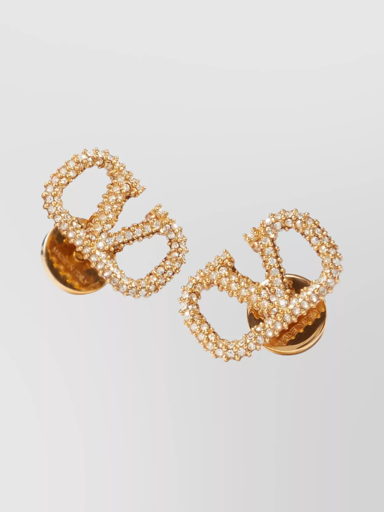 Valentino Garavani Signature Vlogo Stud Earrings