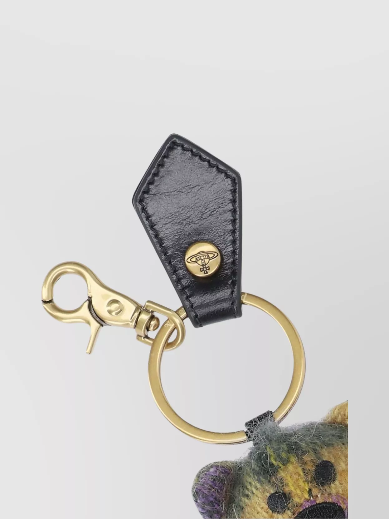 Vivienne Westwood Teddy Bear Keyrings Leather Tag