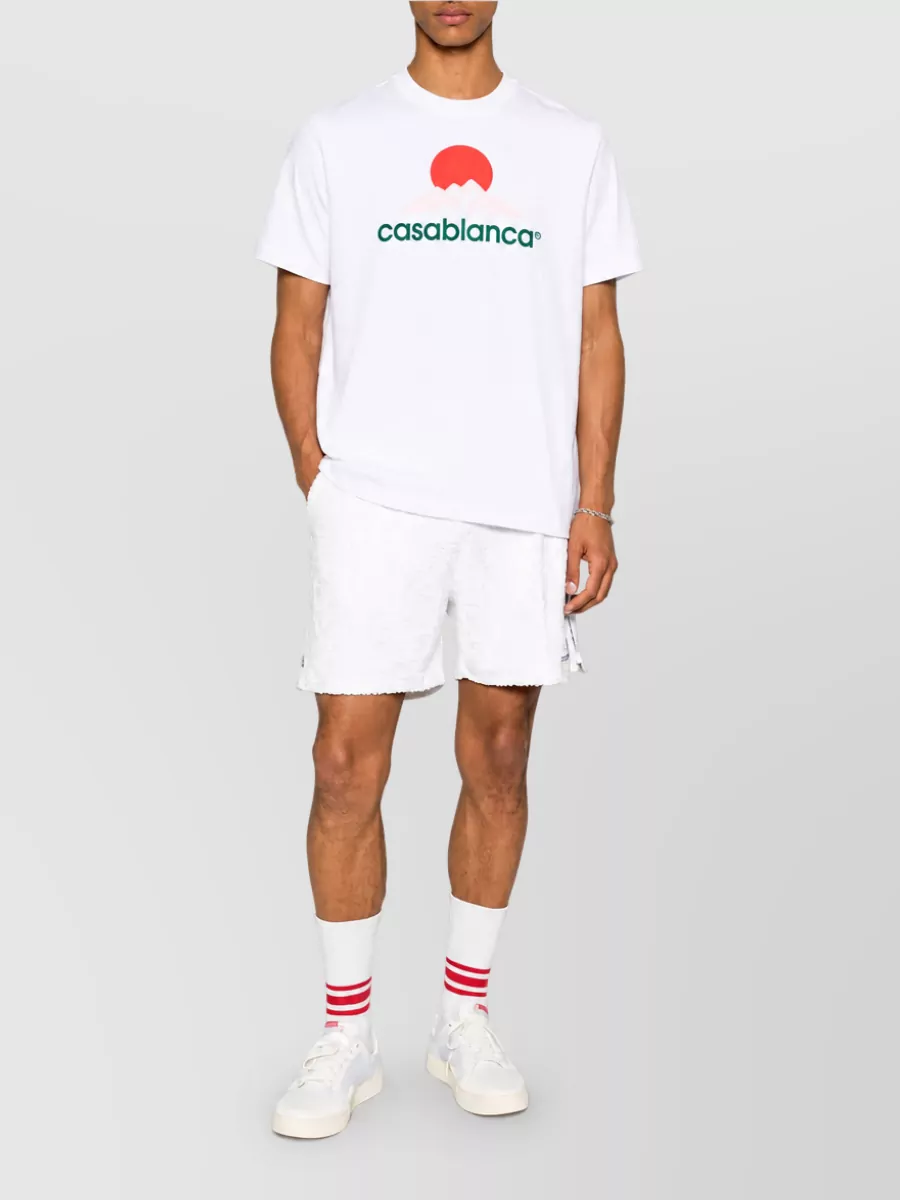 Casablanca Organic Cotton Mountain Printed T-Shirt