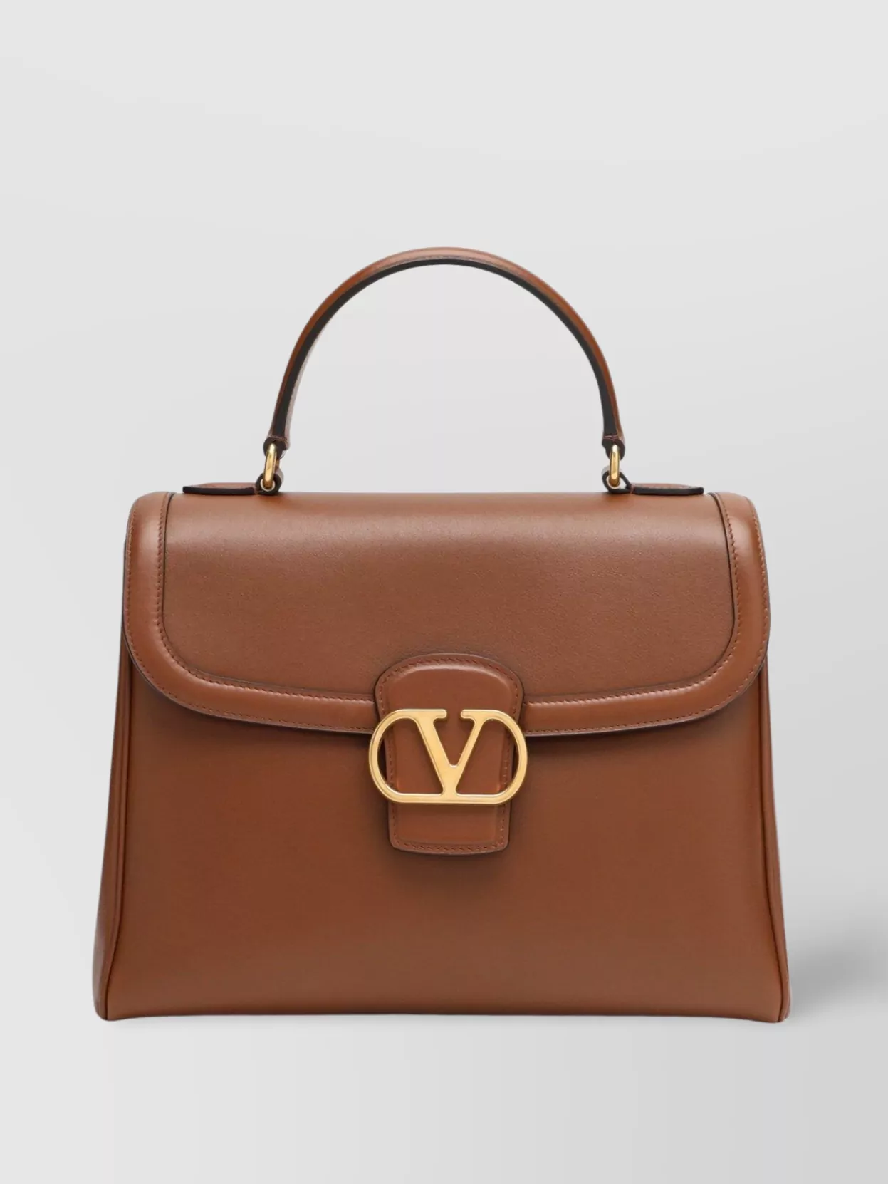 Valentino Large Shoulder Bag 9to5 Tobacco