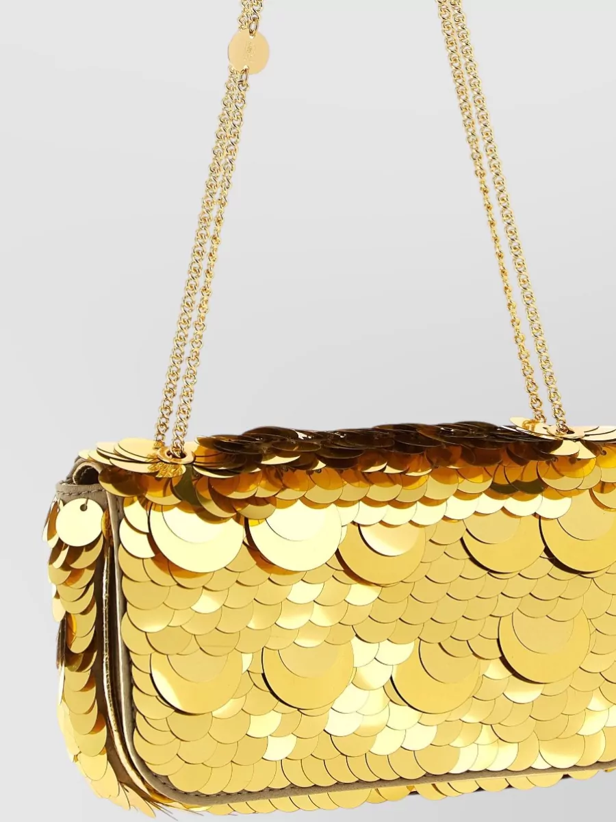 Paco Rabanne Sparkle Mini Sequin Clutch Bag