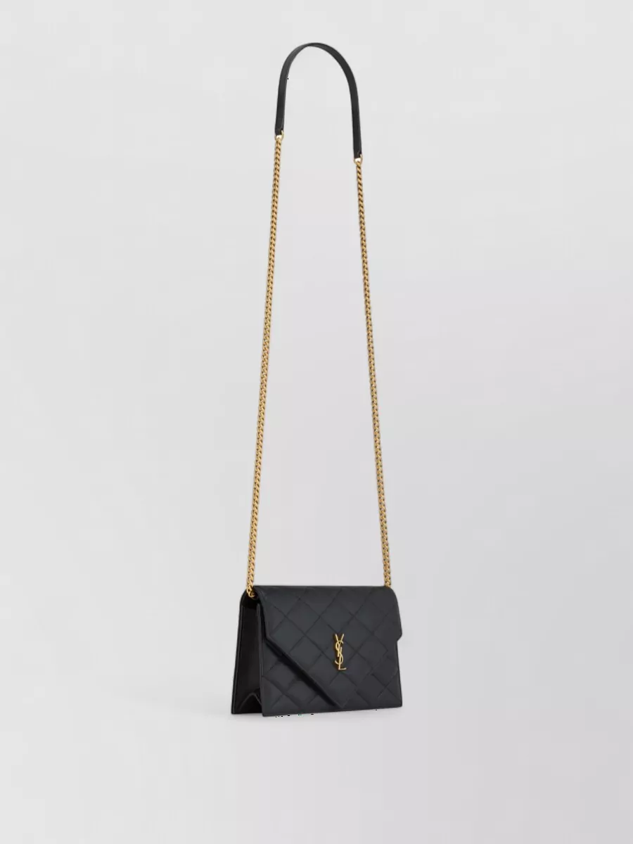 Saint Laurent cassandre leather clutch bag