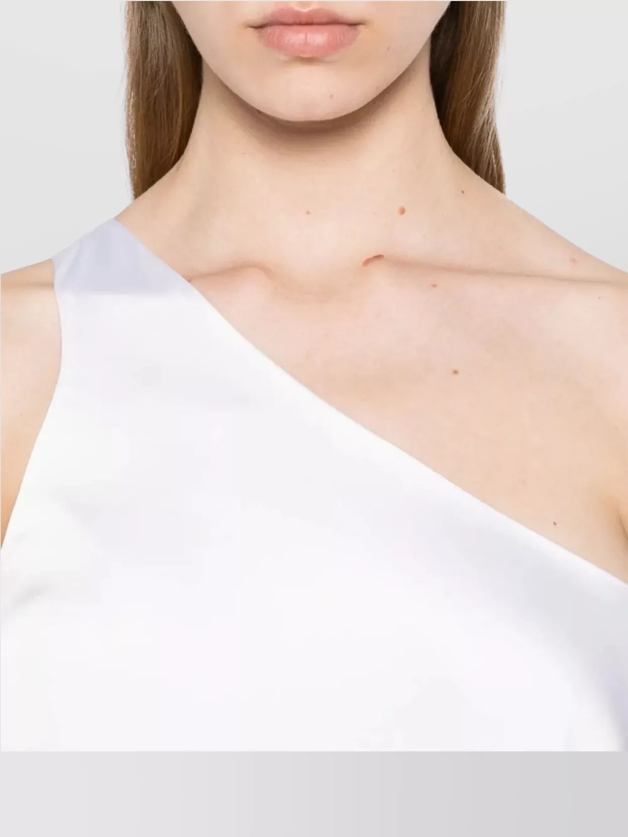 Norma Kamali One Shoulder Diagonal Tunic Dress