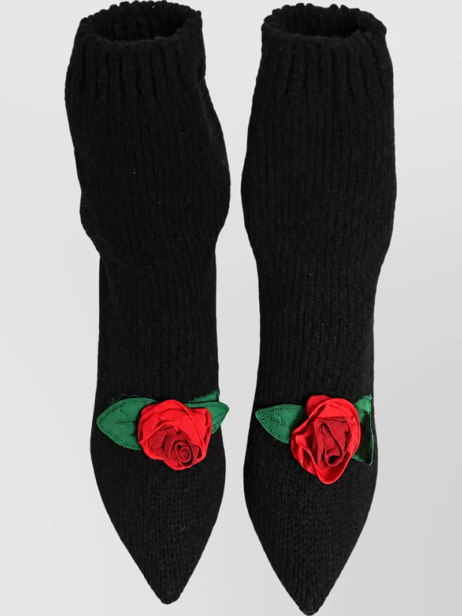 Dolce&Gabbana Mid Calf Stiletto Boots