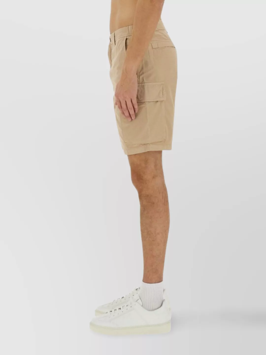 WOOLRICH UTILITY CARGO SHORTS WITH MULTIPLE POCKETS