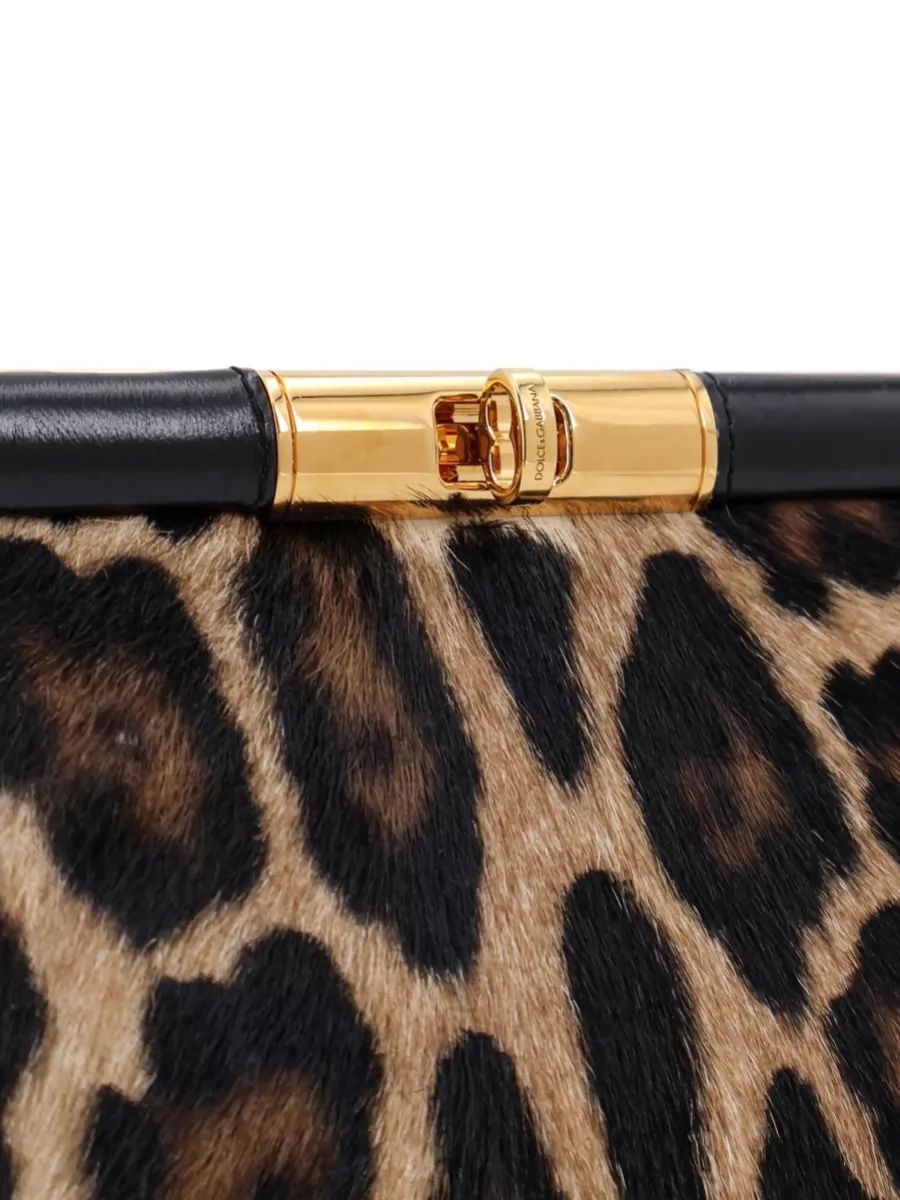 Dolce&Gabbana Marlene Goat Hair Clutch Bag