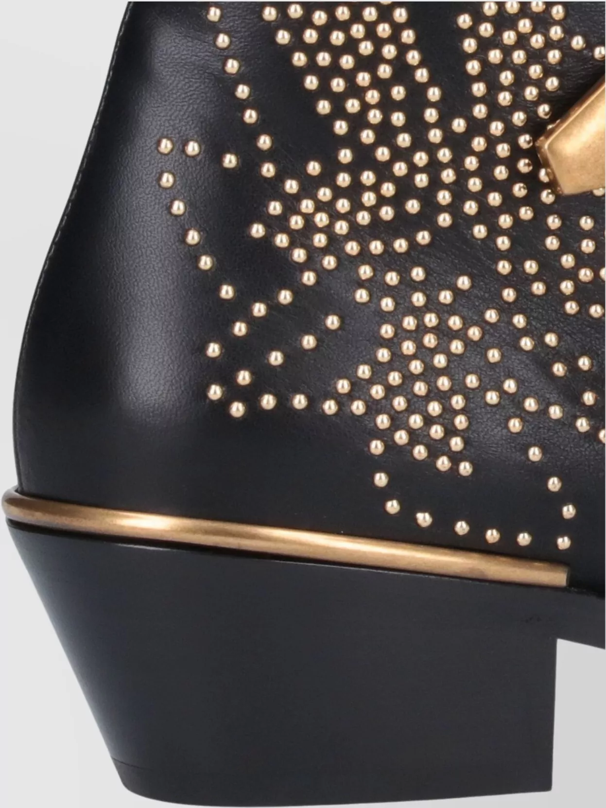 Chloé Susanna 45mm Studded Ankle Boots In Grey