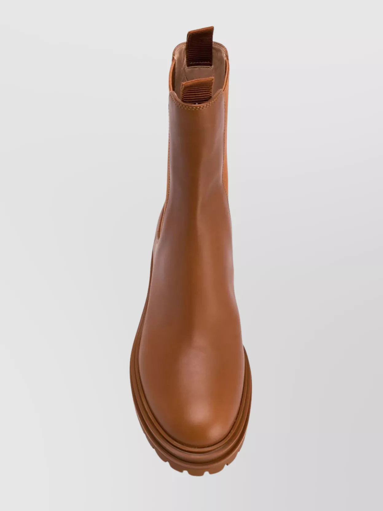 Gianvito Rossi Chunky Sole Chelsea Boots With Elastic Panels