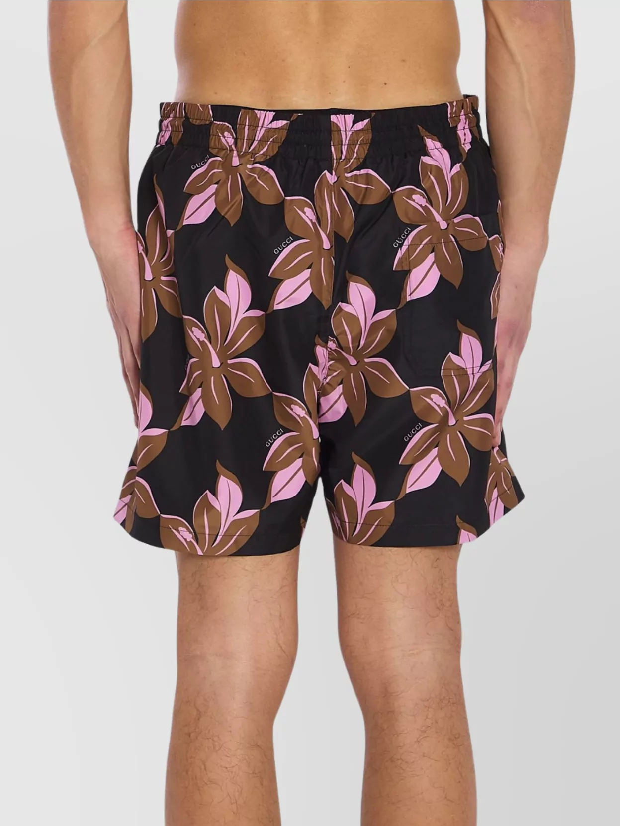 Gucci Infinity Print Swimsuit With Elasticated Waistband