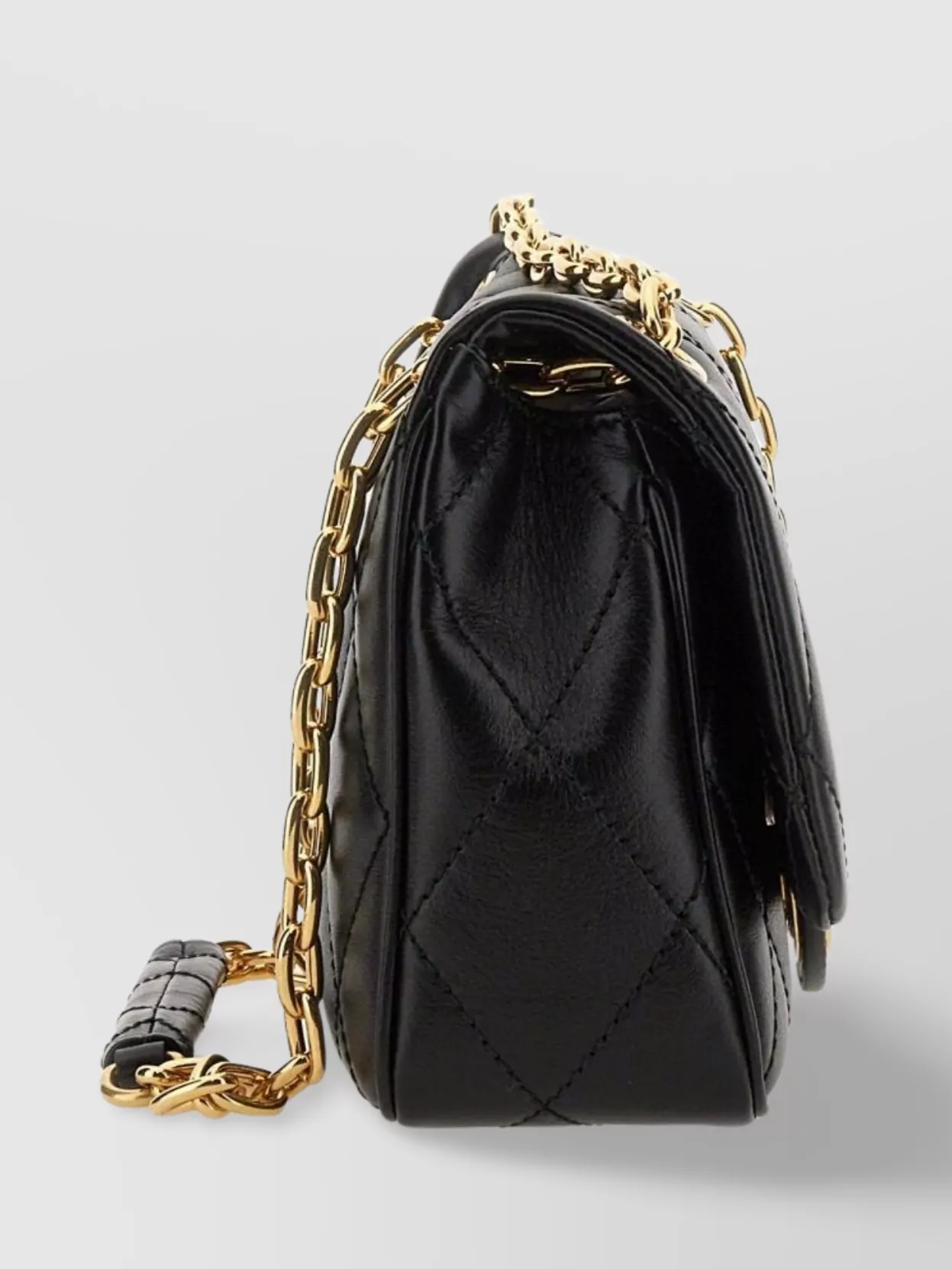 Burberry Quilted Chain Strap Satchel Bag