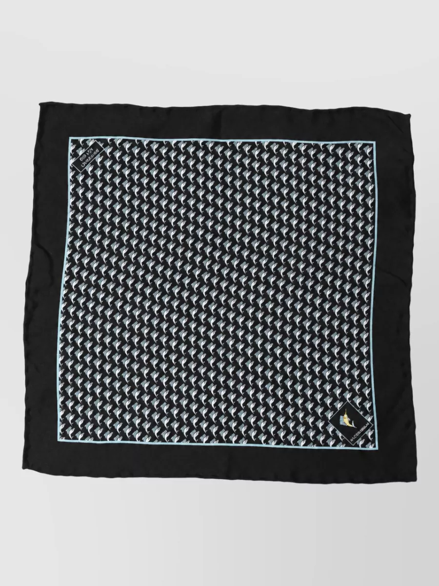 Dolce&Gabbana silk geometric pocket square