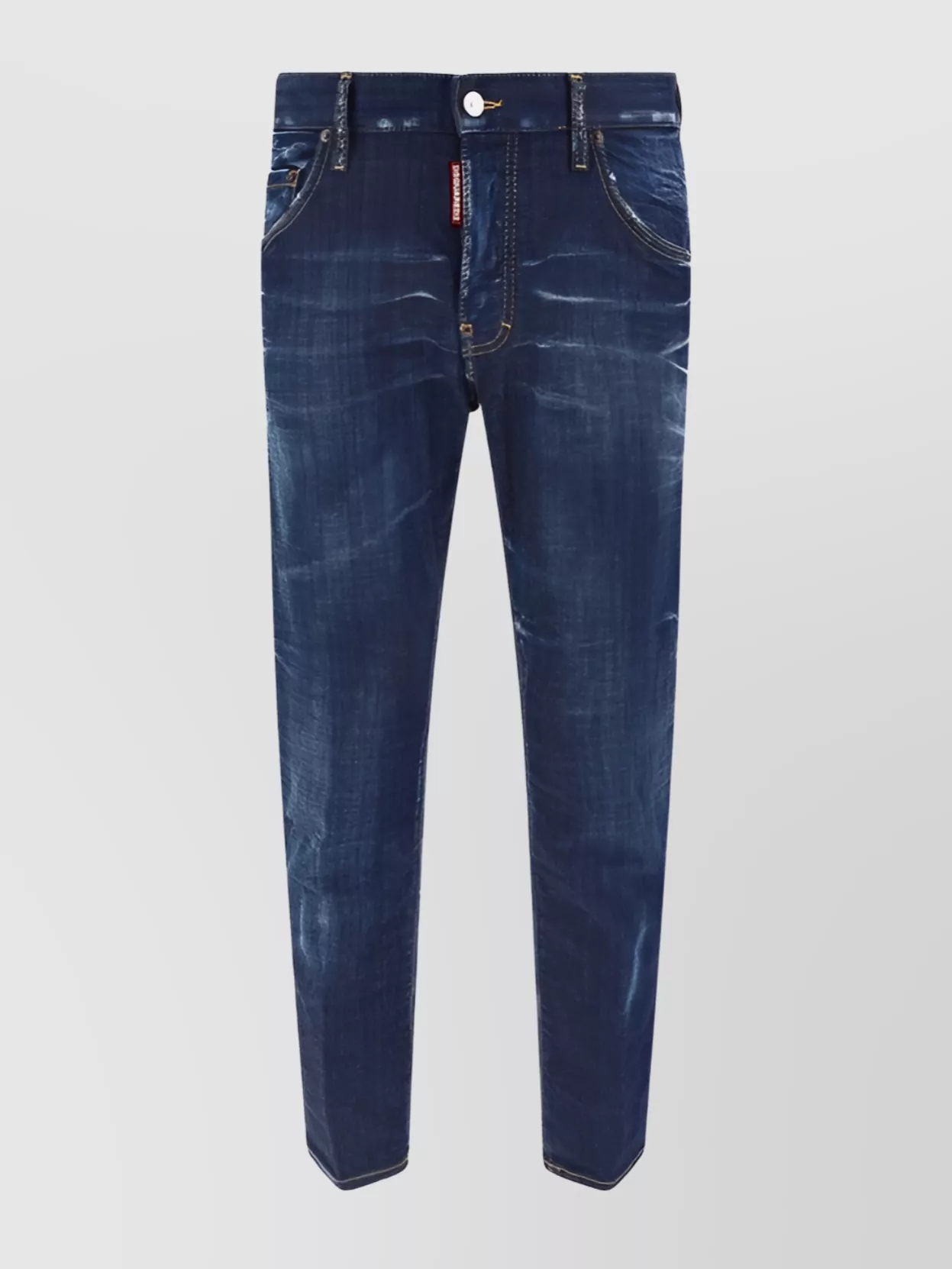 Dsquared2 Skater Jeans With Embroidered Back Pocket In Multi